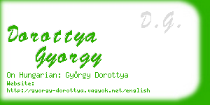 dorottya gyorgy business card