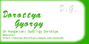 dorottya gyorgy business card